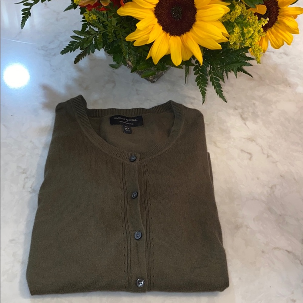 Banana Republic Soft Knit Button Down